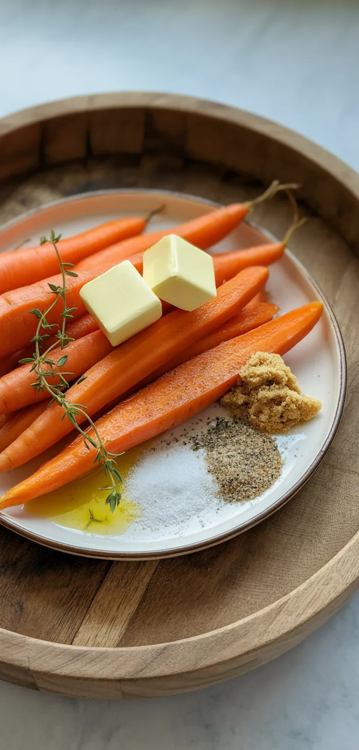 Ingredients photo for Brown Sugar Roasted Carrots Recipe