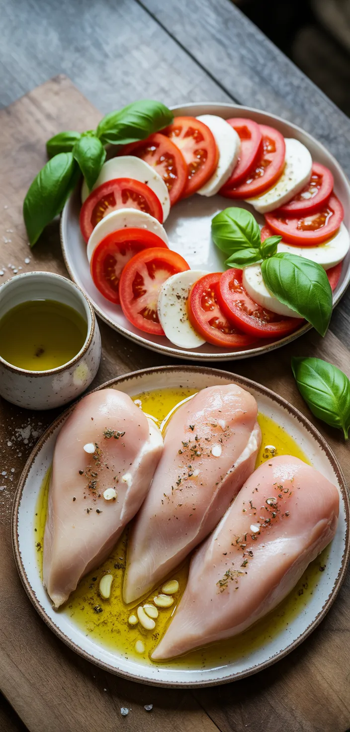 Ingredients photo for Chicken Caprese Recipe