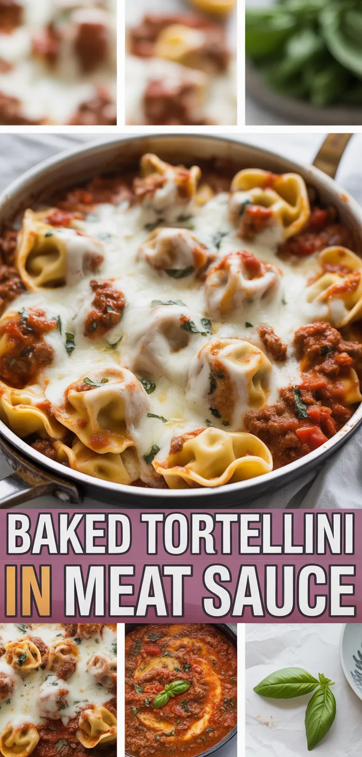 Baked Tortellini In Meat Sauce Recipe
