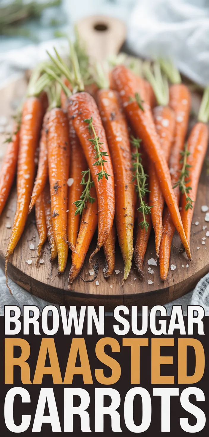 A photo of Brown Sugar Roasted Carrots Recipe