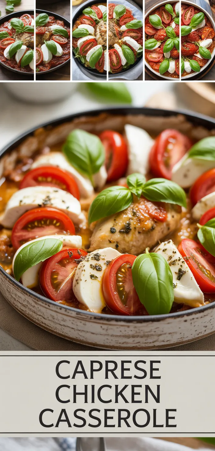 Caprese Chicken Casserole Recipe