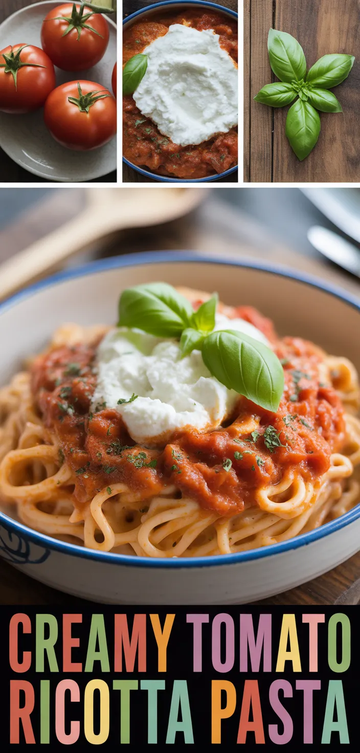 A photo of Creamy Tomato Ricotta Pasta: A Simple And Satisfying Midday Meal Recipe