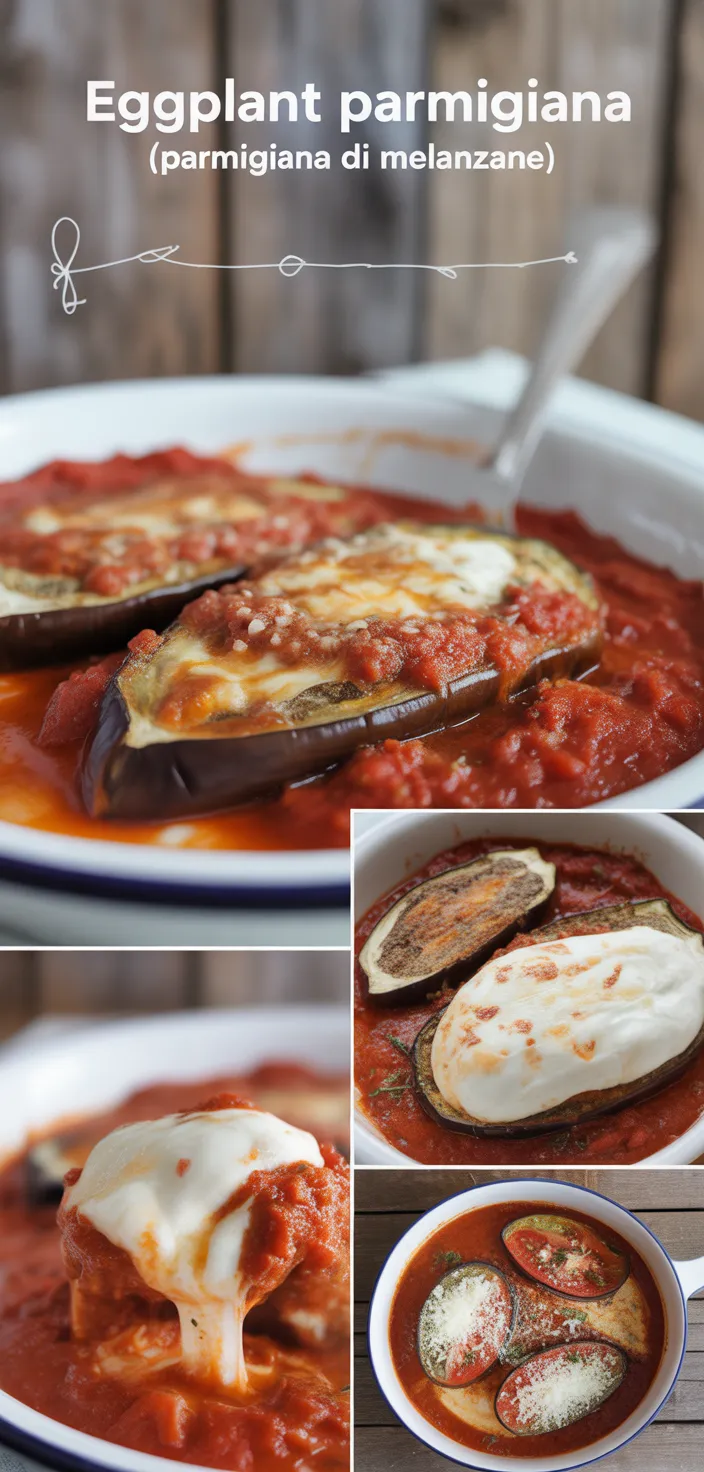 Eggplant Parmigiana (Parmigiana Di Melanzane) Recipe