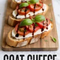 Italian Bruschetta Recipe With Goat Cheese