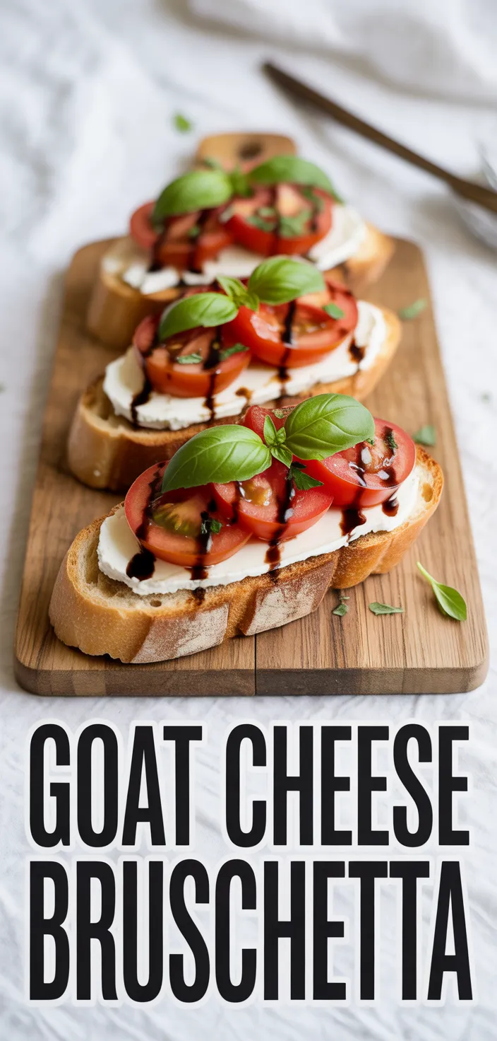 Italian Bruschetta Recipe With Goat Cheese