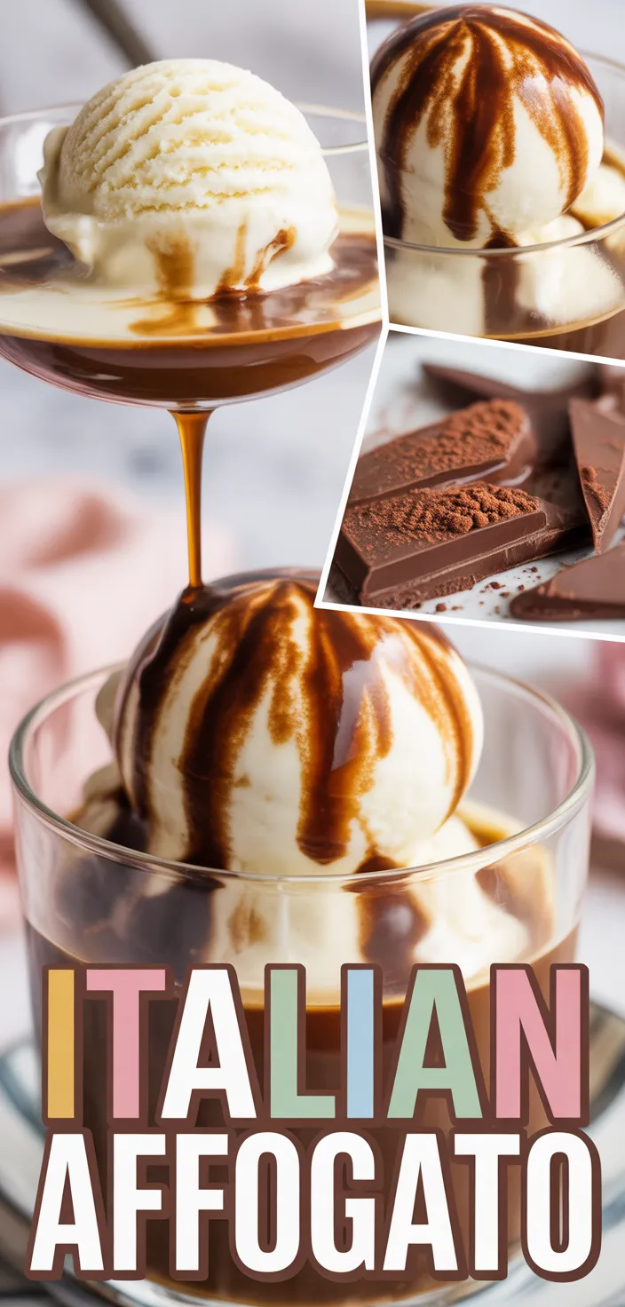 Italian Dessert Coffee Ice Cream Affogato Recipe
