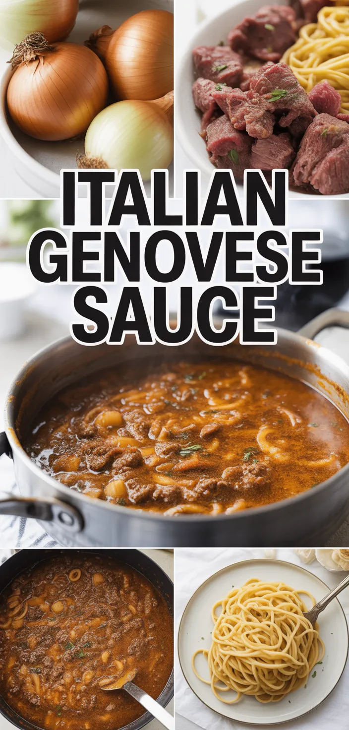 Italian Genovese Sauce Recipe
