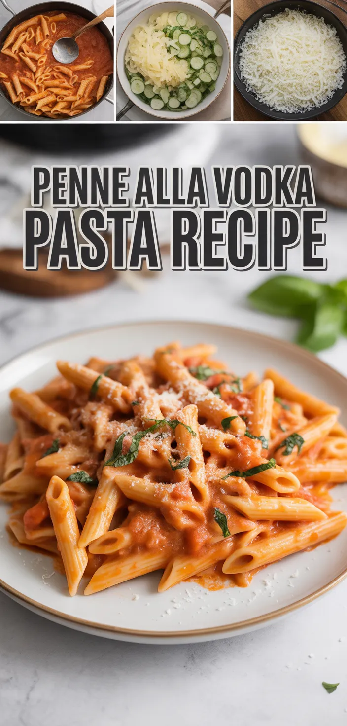 Penne Alla Vodka Pasta Recipe