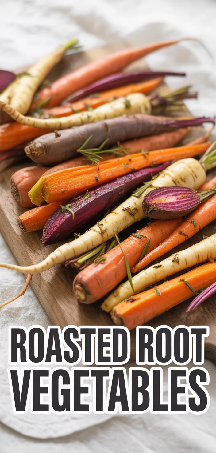 A photo of ROASTED ROOT VEGETABLES Recipe