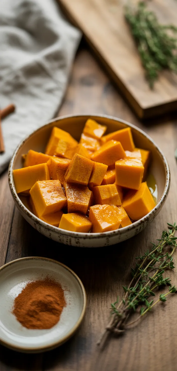 Ingredients photo for Honey Roasted Butternut Squash Recipe