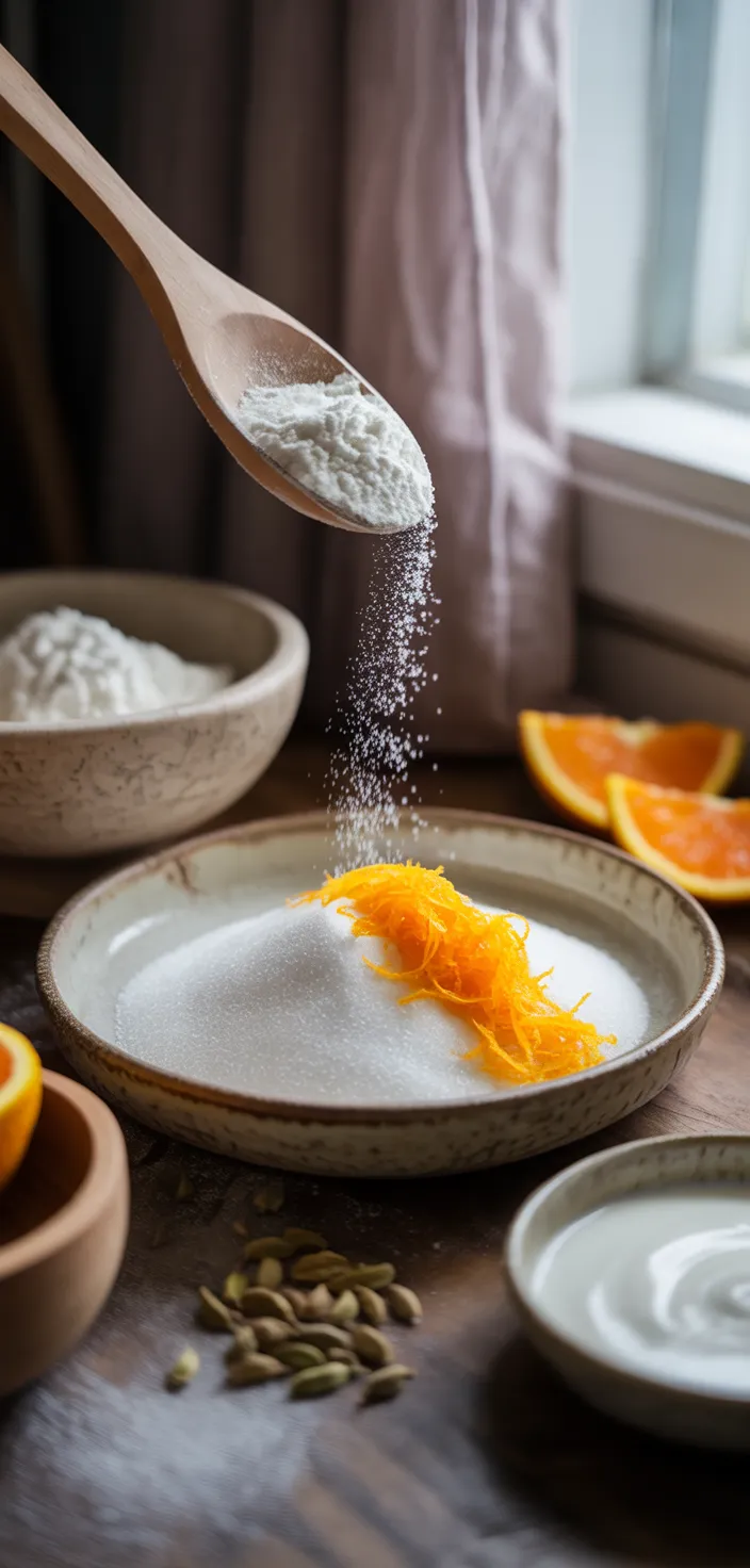 Ingredients photo for Olive Oil Cake Recipe