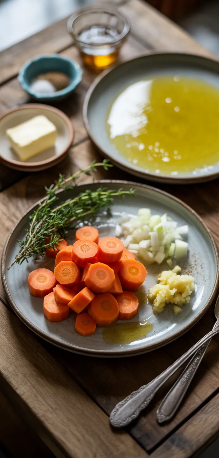 Ingredients photo for Roasted Carrot Soup Recipe