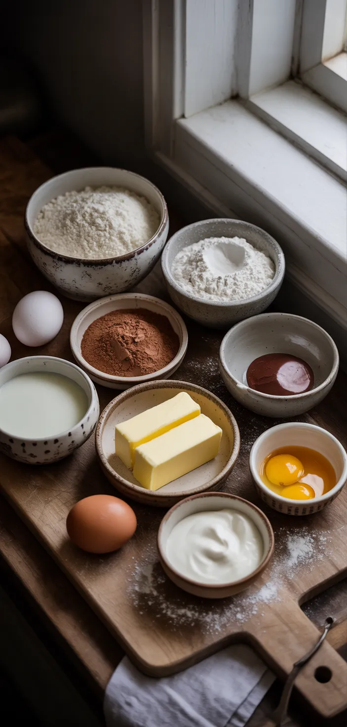 Ingredients photo for The Best Marble Cake You’ll Ever Bake Recipe