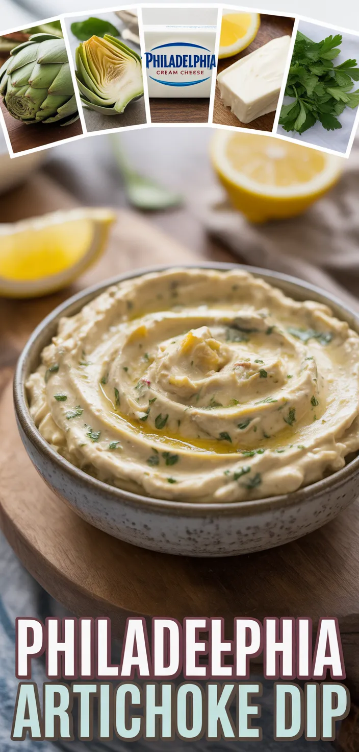 A photo of Artichoke Dip With Philadelphia Cream Cheese Recipe