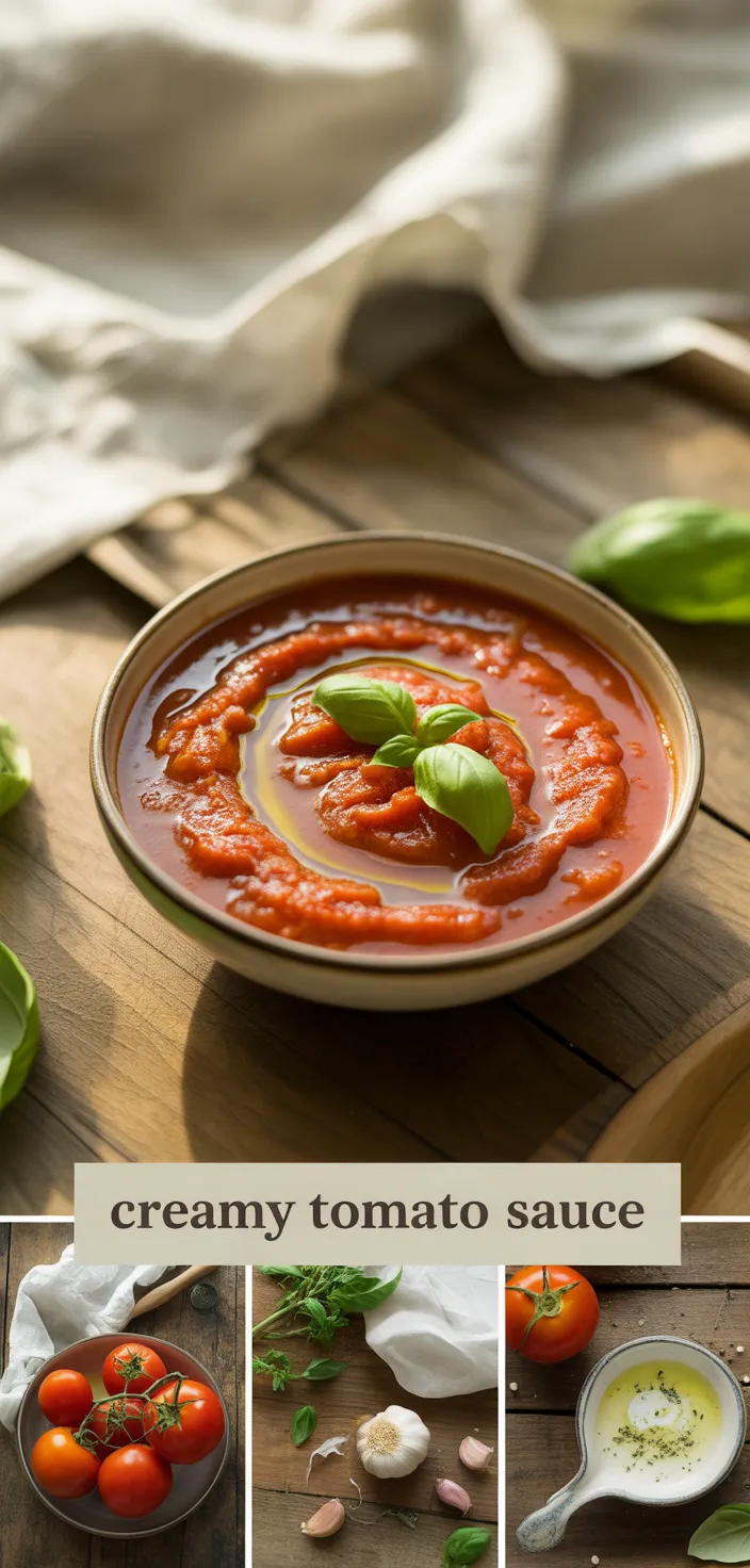 A photo of Creamy Tomato Sauce Recipe
