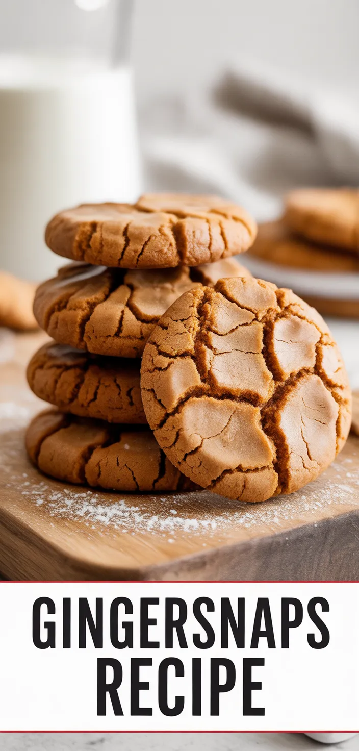 A photo of Gingersnaps Recipe