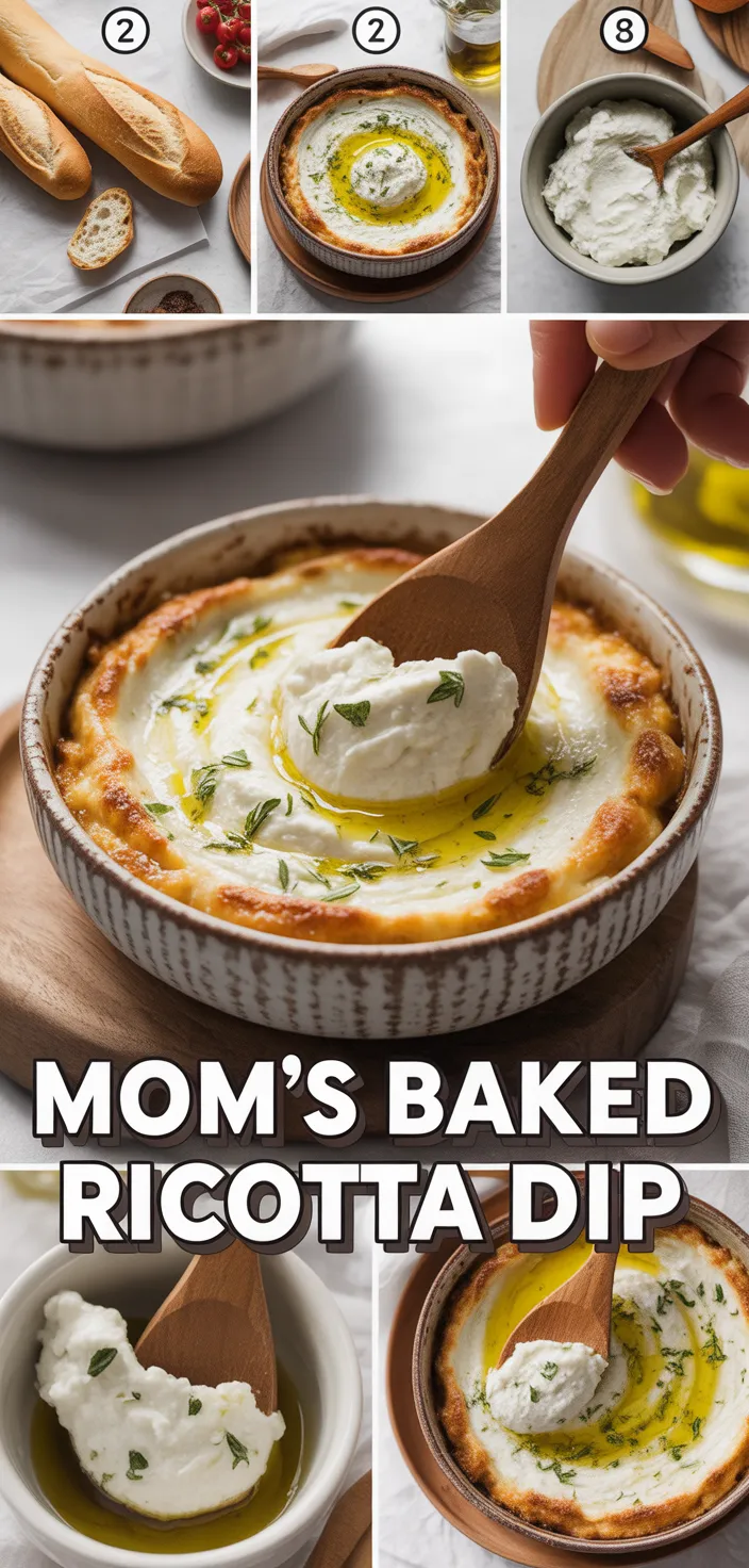 A photo of MOM’S BAKED RICOTTA DIP Recipe