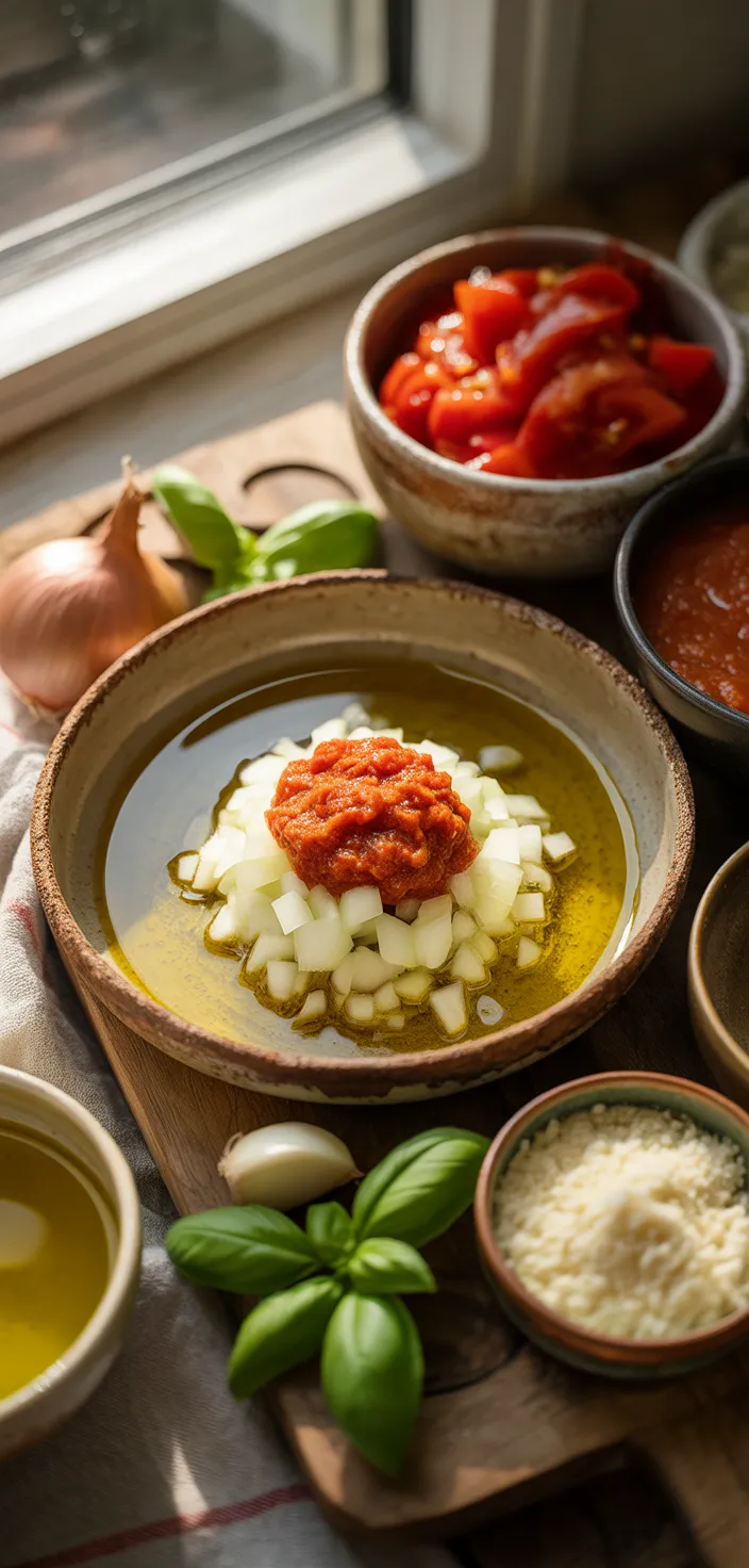 Ingredients photo for Creamy Tomato Sauce Recipe