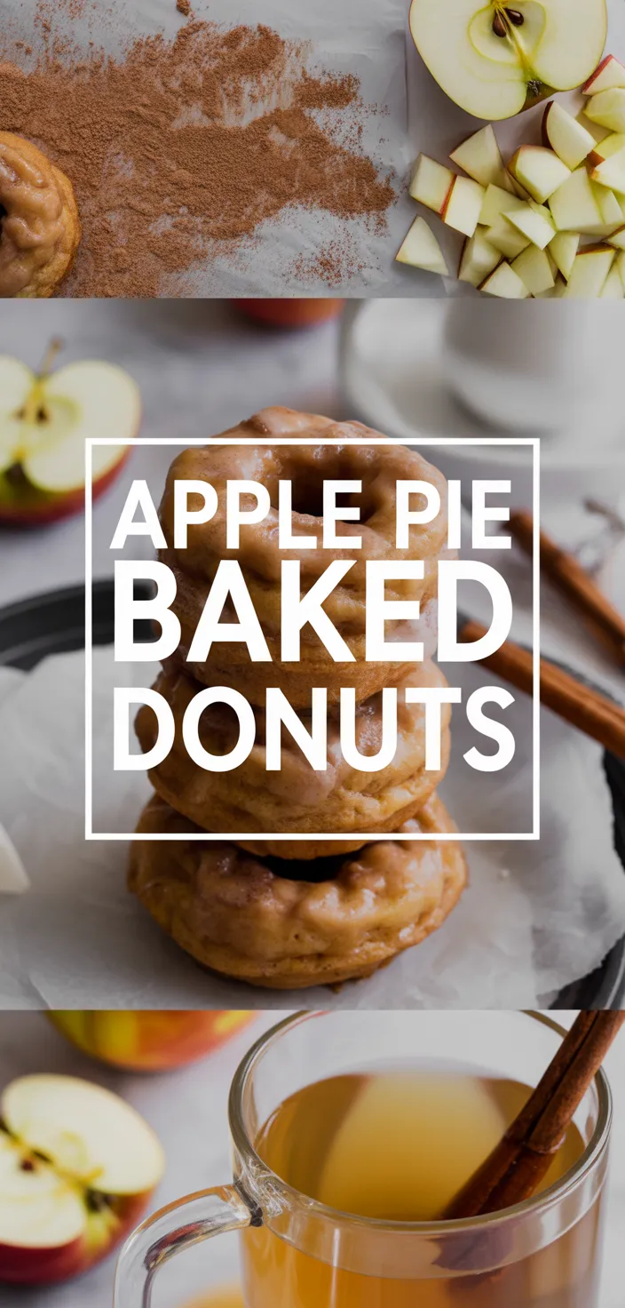 A photo of Apple Pie Baked Donuts Recipe