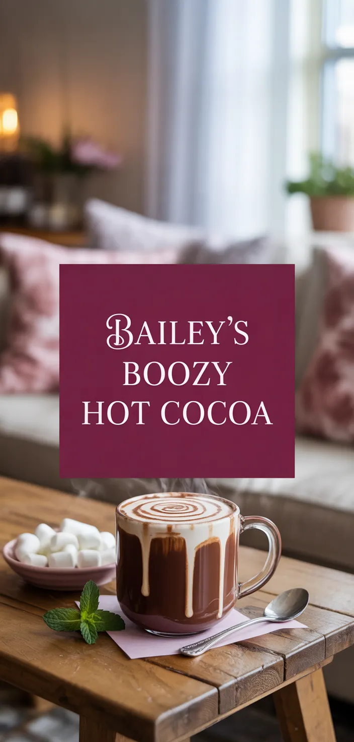 A photo of BAILEY’S BOOZY HOT COCOA Recipe