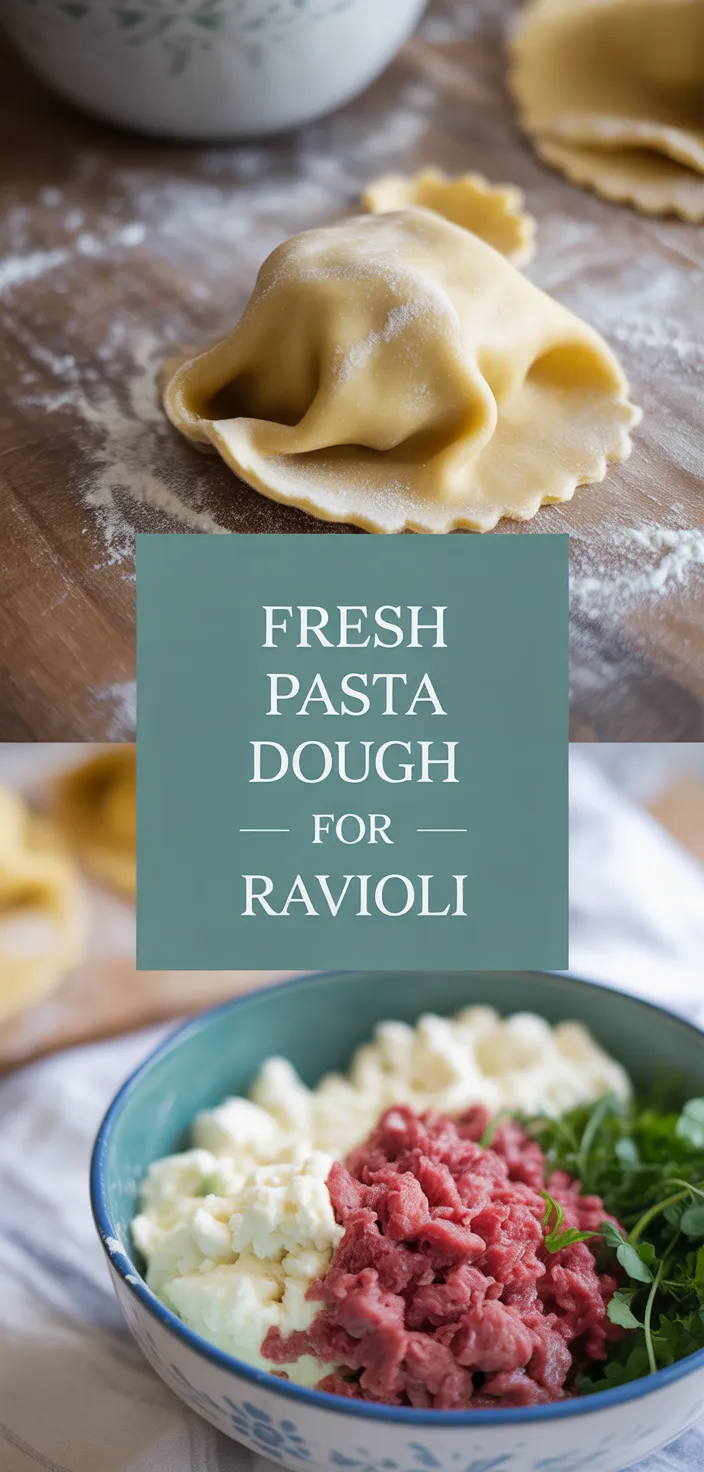 A photo of Fresh Pasta Dough For Ravioli Recipe