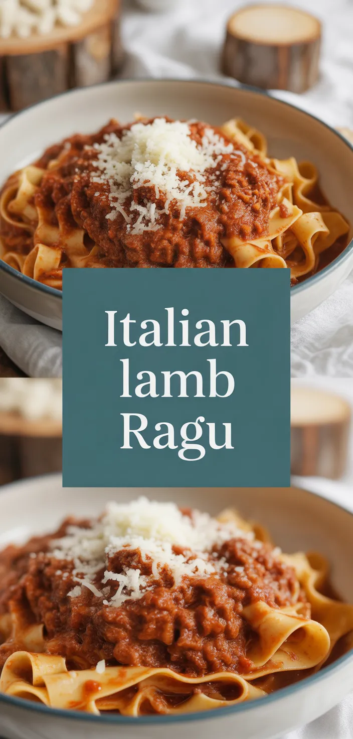 A photo of Italian Lamb Ragu Recipe