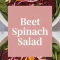 Beet Salad With Spinach, Mandarin Oranges, Red Onion, Pine Nuts, And Feta Cheese Recipe