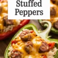 Cheesy Sausage Stuffed Peppers Recipe