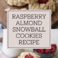 Raspberry Almond Snowball Cookies Recipe