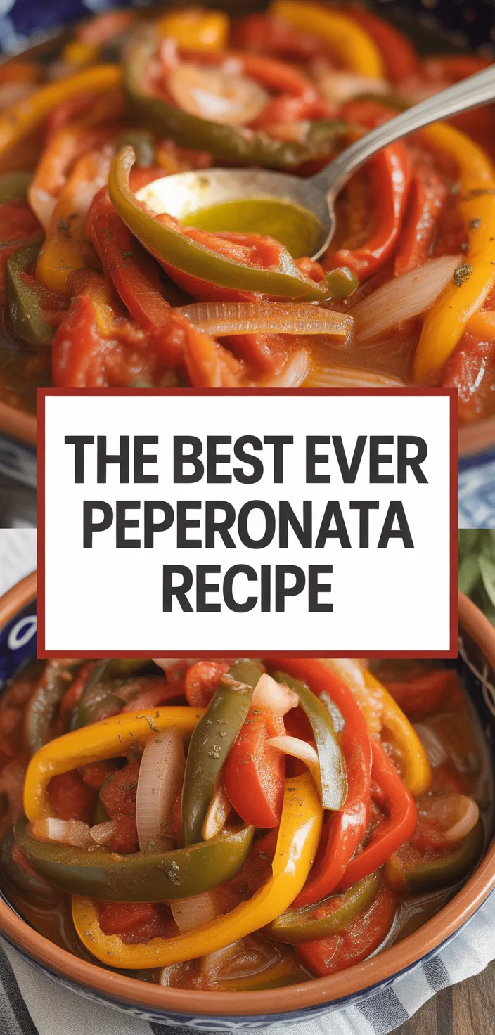 A photo of The Best Ever Peperonata Recipe