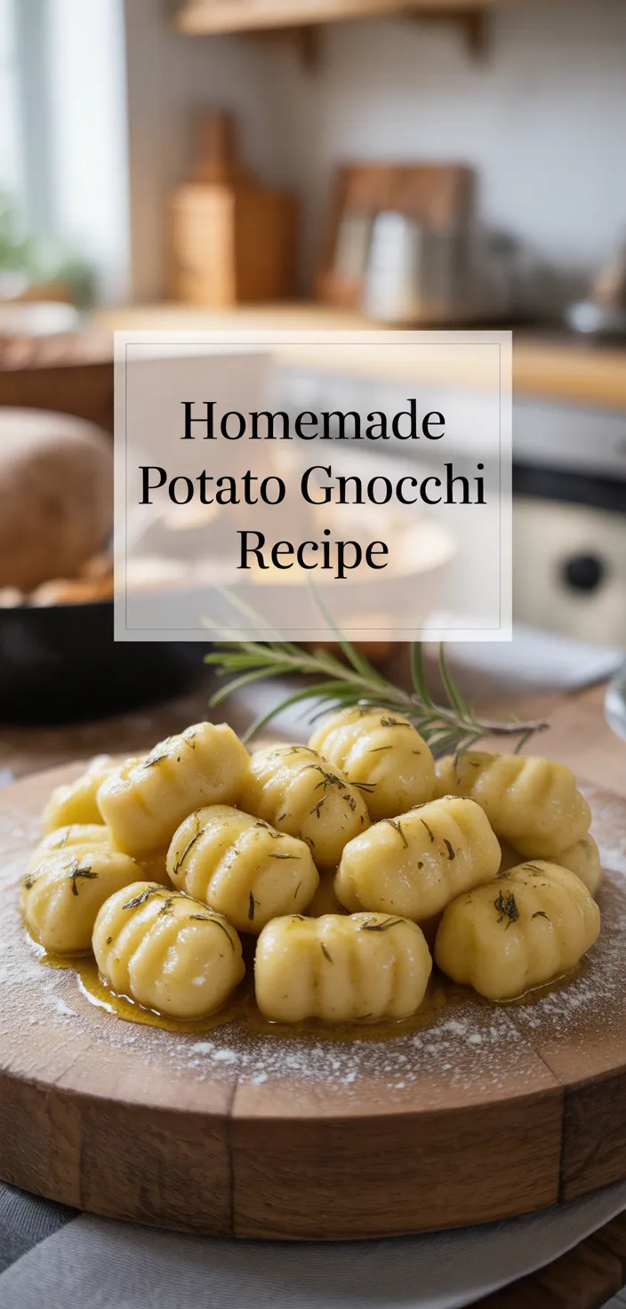 A photo of Homemade Potato Gnocchi Recipe
