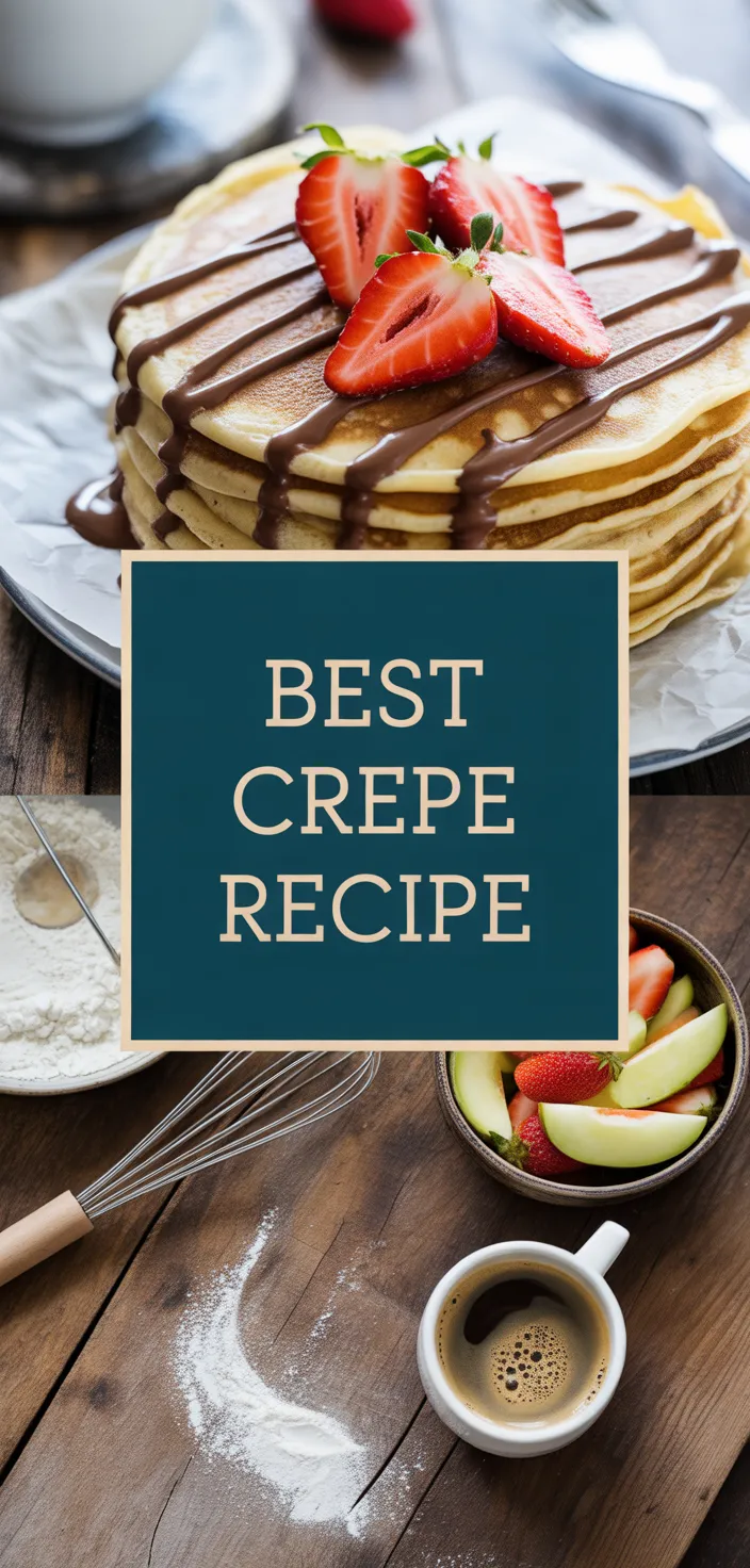 A photo of How To Make The BEST Crepes (A Complete Guide) Recipe