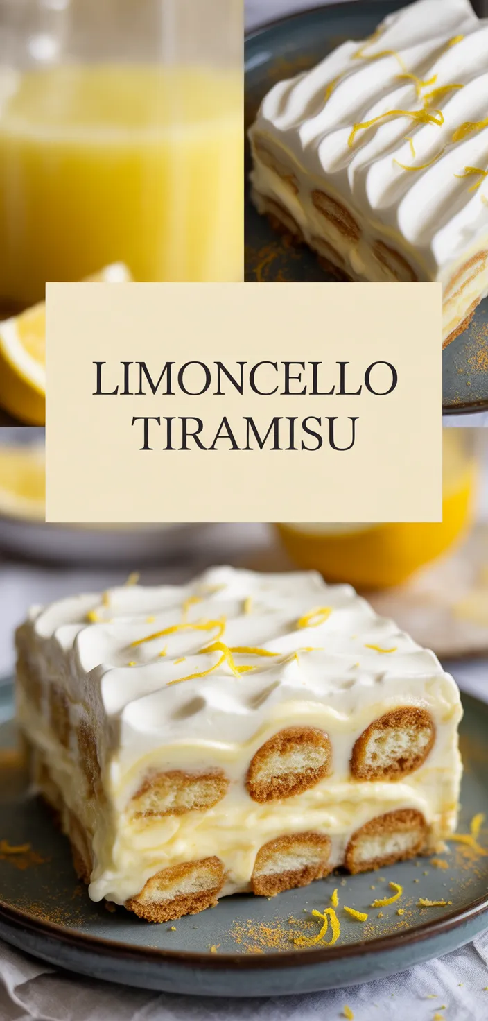 A photo of Limoncello Tiramisu Recipe