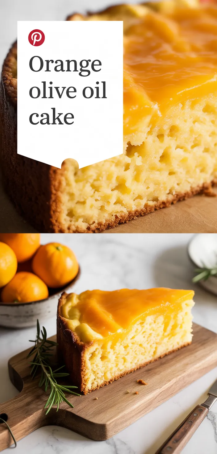 A photo of Orange Olive Oil Cake (Easy Recipe)