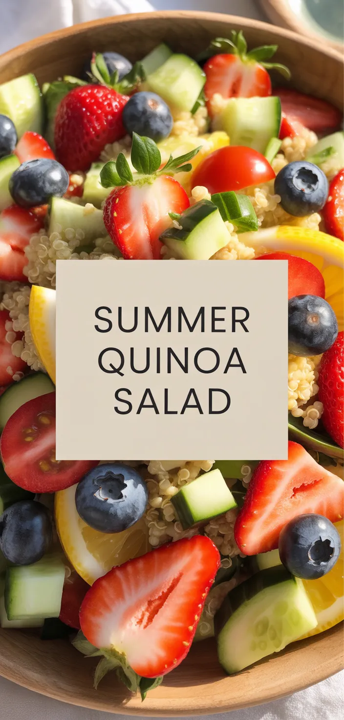 A photo of Summer Quinoa Salad Recipe