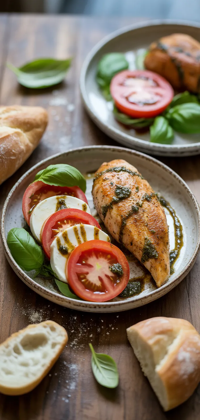 Ingredients photo for Caprese Sandwich With Chicken Recipe