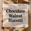 Chocolate Walnut Biscotti Recipe