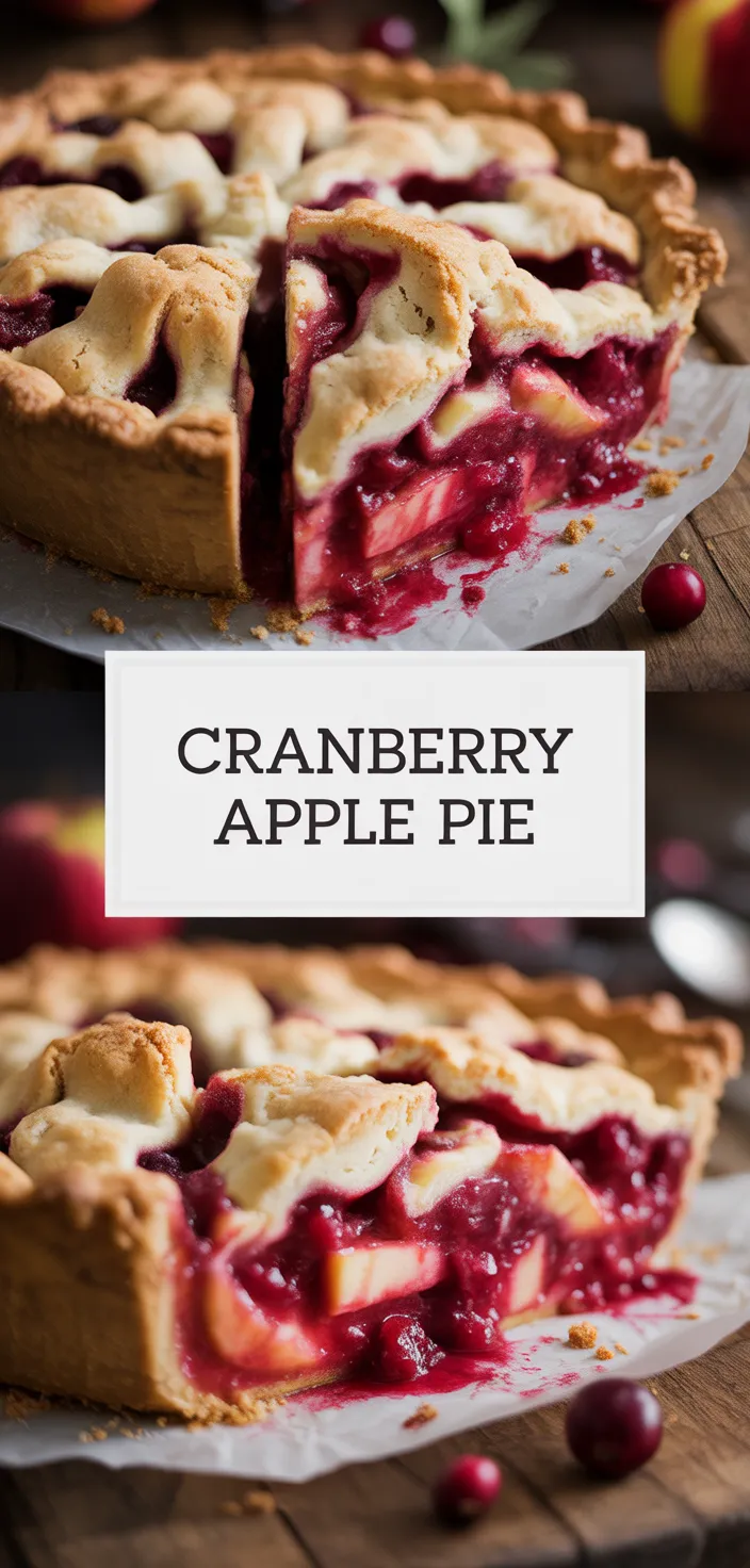 A photo of Cranberry Apple Pie Recipe