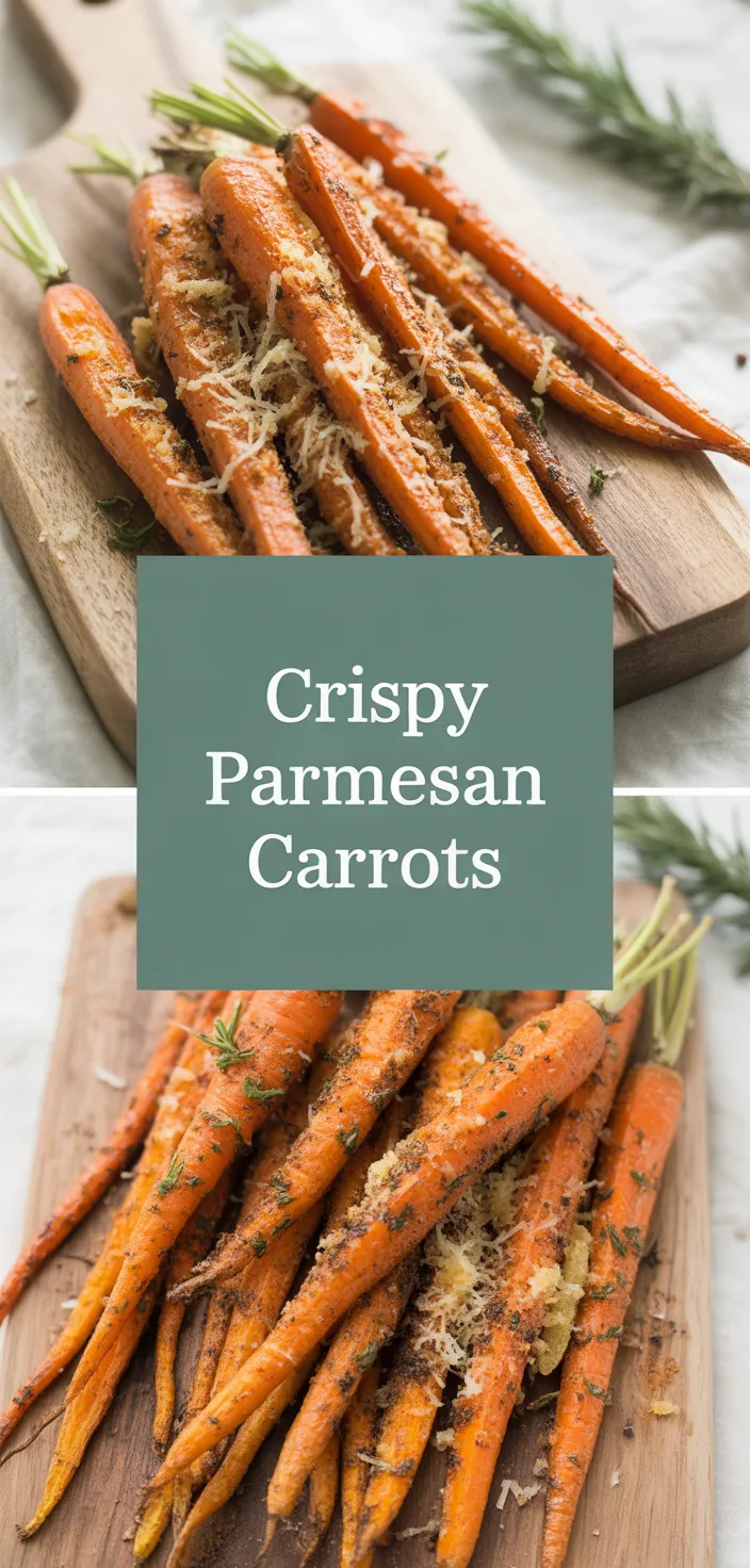 A photo of Crispy Parmesan Carrots Recipe