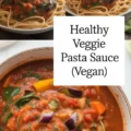 Healthy Veggie Pasta Sauce (Vegan) Recipe