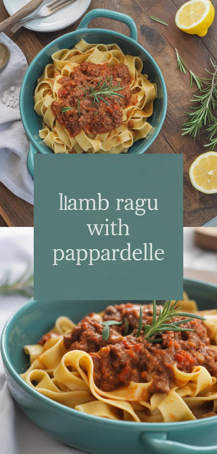 A photo of Lamb Ragu With Pappardelle Recipe
