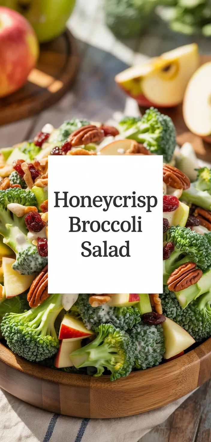 A photo of Summer Favorite: Honeycrisp & Broccoli Salad Recipe