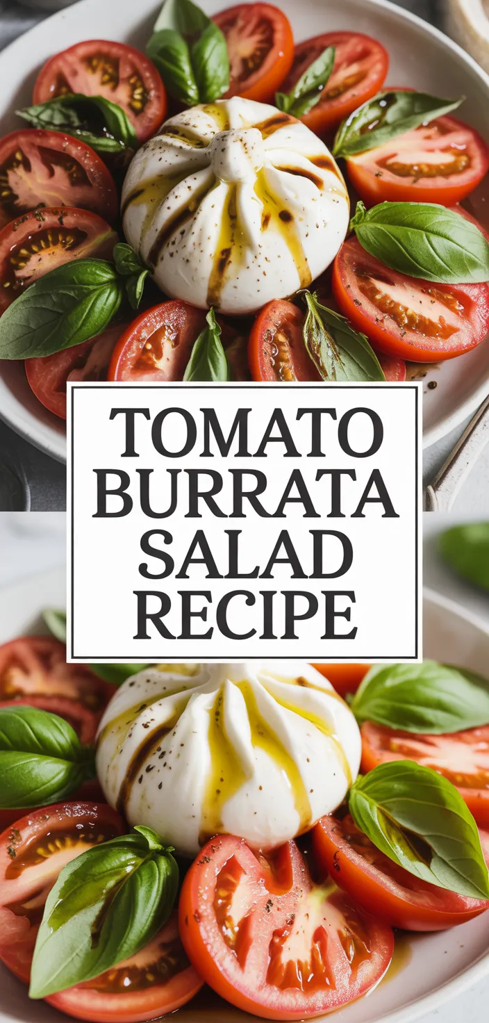A photo of Tomato Burrata Salad Recipe