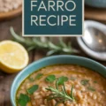 Vegetarian Italian Farro Soup Recipe