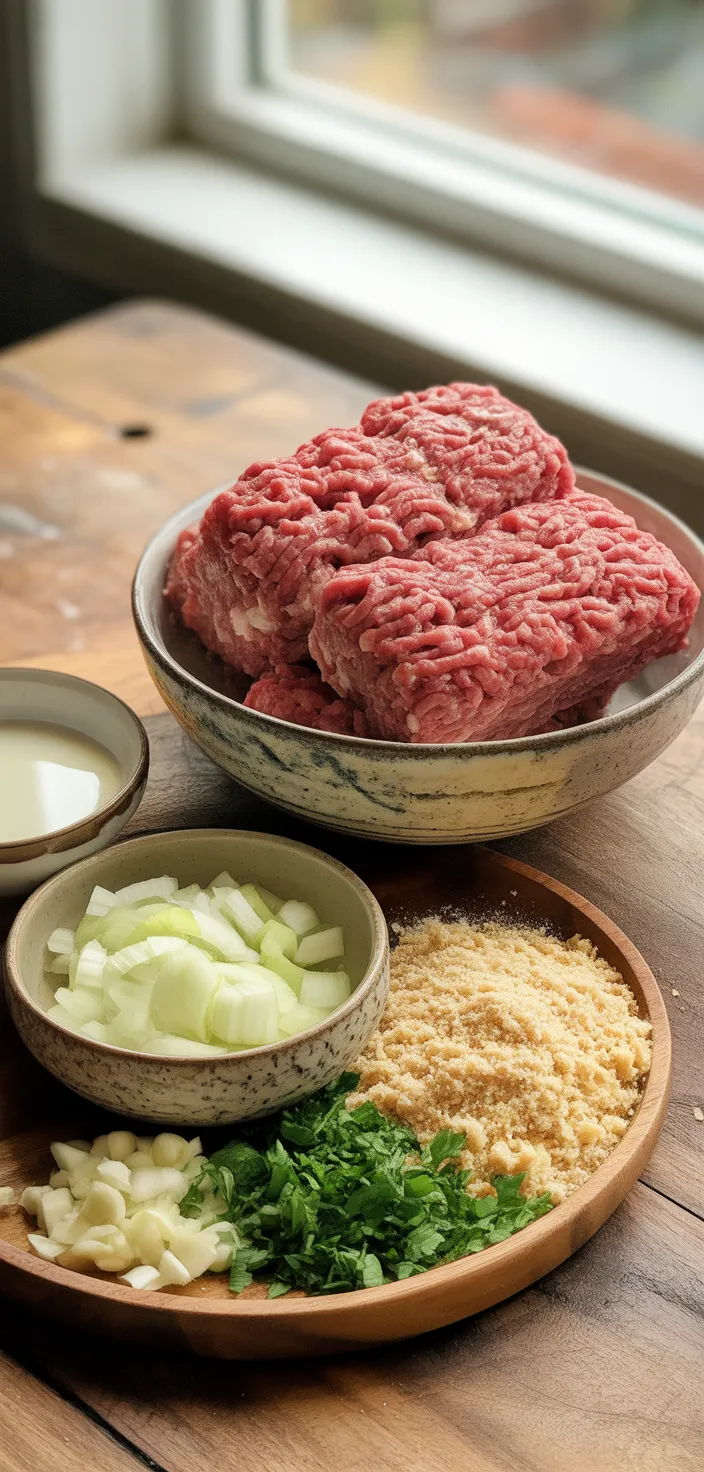 Ingredients photo for Honey BBQ Meatloaf Recipe