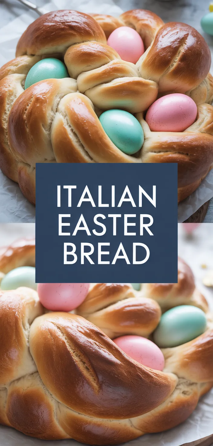 A photo of Braided Italian Easter Bread (Pane Di Pasqua) Recipe