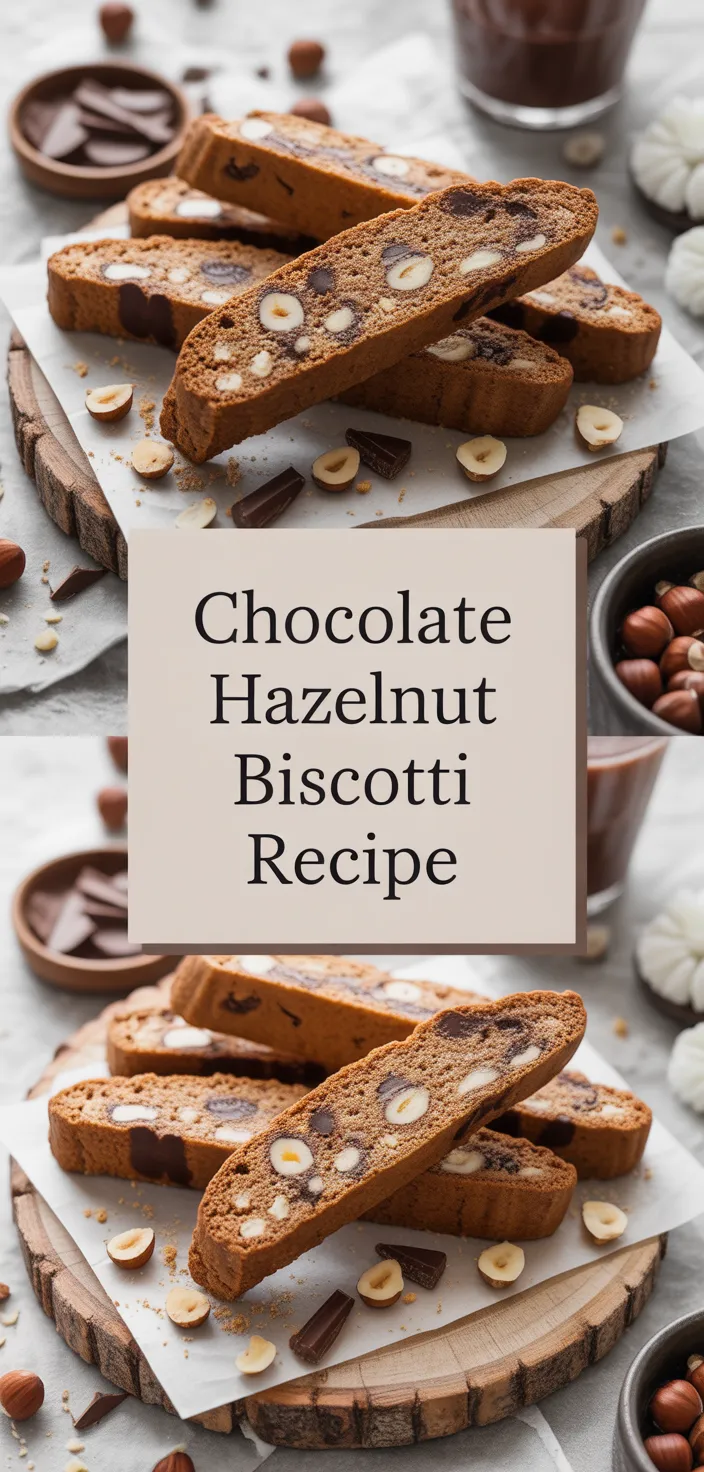A photo of Chocolate Hazelnut Biscotti Recipe