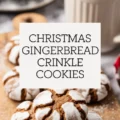 Christmas Gingerbread Crinkle Cookies Recipe