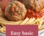 Easy Basic Italian Meatballs Recipe