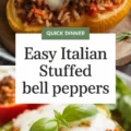 Easy Italian Stuffed Bell Peppers Recipe